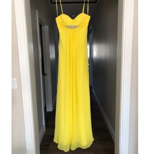 Cache Yellow Prom Dress | Formal